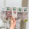 Meias Novas de Outono e Inverno Mian Kao para Mulheres Meia-Calça Meio da Panturrilha Meias de Desenho Animado para Mulheres Estilo Japonês Estilo College Estilo Coreano Meias de Algodão para Estudantes