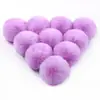 Bola de Pelo Sintético de Zorro 10-12cm Colorida DIY Bola de Pelo Sintético de Conejo Accesorios Colgantes para Zapatos Sombreros Bolsos En Stock Entrega Rápida