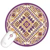 Mouse Pad Estilo Boêmio Vintage Personalizado Tapete de Mesa de Borracha para Computador Laptop Coaster Cruzamento Oriente Médio Rússia