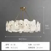 Sala de Estar Cobre Puro Natural Mármore Lustre Pós-Moderno Simples Quarto Sala de Jantar Modelo de Sala Designer Iluminação de Luxo Leve Luminárias