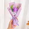 Mini ramo de rosas, girasoles artificiales, un regalo para novia o mejor amiga en cumpleaños, graduación o Día de la Madre