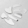 Cuchillo Fascial en Forma de Corazón de Acero Inoxidable, Cuchillo de Cuidado Miofascial, Cuchillo Gua Sha para Ejercicio Físico, Herramienta Meridian para Relajación Muscular
