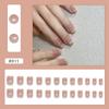 Doce e gentil branco doce menina Nail Art Nail Patch Terminado Advanced Sense Fake Nail Removível Wearable