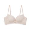 Sutiã Push-Up para Mulheres com Seios Pequenos, Sem Bojos Vazios, Redução Secundária dos Seios, Antiquebra, Sutiã de Renda Fino de Verão Confortável e Doce