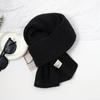 Nueva Bufanda de Invierno Versátil Elegante Simple Color Sólido Suave Cera Tejida Cachemira Bufanda Coreana Unisex