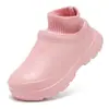 Zapatos de Cocina de Caña Alta Transfronterizos para Mujer, Antideslizantes, Impermeables, Forrados de Felpa, Zapatos Ligeros de Enfermera, Zapatos de Trabajo Casuales de Suela Blanda para Hombre, En Stock