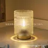 Decoração de Casa Luminária de Mesa de Vidro Moderna Minimalista Alimentada por Bateria Abajur de Folha de Tartaruga Luz Noturna de Ambiente Criativo