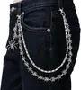 Pantalones de Cadena de Araña Europeos y Americanos para Halloween para Hombres, Cadena de Jeans de Nicho Hip-Hop de Gama Alta, Cadena de Cintura de Metal Transfronteriza para Hombres