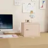 Gabinete de Almacenamiento con Cerradura Oficina Hogar Caja Fuerte Pequeña Archivador de Escritorio Metal Contraseña Almacenamiento de Teléfono Móvil para Estudiante