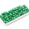 Cuentas redondas de madera para niños, cuentas con agujero grande, cuentas de madera de colores, cuentas sueltas, cuentas de madera de Amazon, accesorios para joyería DIY