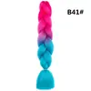 Trenza Jumbo Africana de Colores, Trenzas Sueltas Grandes, Rastas de Color Degradado, Procesamiento Personalizado