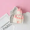 Molde de Silicona para Chocolate Fondant de Castillo 3D Princesa Pequeña Príncipe Niños Bricolaje Molino de Viento Casa Horneado Pastel