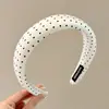 Diadema Melard pequeña estilo Chanel de copa alta para mujer, diadema elegante retro para uso diario que hace que la cara se vea más pequeña, accesorio para el cabello
