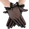 Juego de Joyería de Collar, Aretes y Pulsera Completamente Incrustado Estilo Coreano, Guantes Cortos de Perlas Transparentes, Accesorios para Vestido de Novia