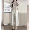 Pantalones de Hielo de Seda para Embarazadas Tallas Grandes para Mujer, Pantalones Cortos Finos de Verano, Pantalones Casuales Sueltos para Personas Pequeñas, Estilo Abuela 100 kg