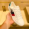 Zapatos de Hombre de Moda Originales Nuevos Transfronterizos Zapatos Blancos Abejita Zapatos Casuales de Alta Calidad Piel Genuina Piel de Vaca Tenis para Hombre