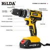 Taladro de Impacto Recargable Batería de Litio Taladro de Pistola de Alta Potencia Juego de Taladro Eléctrico para Uso Doméstico Destornillador Eléctrico Portátil Especial