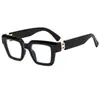 Gafas Cuadradas Retro de Colores Gelatina Europeas y Americanas Transfronterizas Sin Graduación para Mujer, Monturas de Gafas Versátiles de Marco Grande Color Tinta de Moda para Hombre