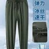 Traje de Ropa de Trabajo de Secado Rápido de Verano para Hombres, Elástico, Holgado, Seda de Hielo, Ligero, Transpirable, Ropa de Protección Laboral, Ropa de Trabajo Casual para Exteriores