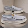 Nuevos Zapatos de Lona para Hombre 2025 Verano Casual Zapatos de Lino del Viejo Pekín Zapatillas de Pescador Hombres Perezosos Slip-On