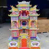 Papel para Funeral Zilingwu Nuevo Palacio Amele Cartón Corrugado Construcción Una Pieza de 5 Edificios de Papel Fabricante Venta Directa Envío Gratis