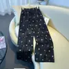 Pantalones Cropped Rectos de Lino Vintage para Mujer, Nuevos Pantalones Florales de Verano, Sueltos y Adelgazantes, Estilo Old Money, Pantalones de Abuela con Cintura Elástica
