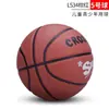 Baloncesto de Goma Auténtico Talla 3-4-5-6-7 para Competición y Entrenamiento, Adecuado para Estudiantes de Primaria, Uso en Interiores y Exteriores, Niños y Niños Pequeños, Resistente al Desgaste y Antideslizante