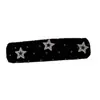 Pinza para el Pelo de Terciopelo Clásica Retro Versátil con Forma de Gota de Agua, Pinza Lateral para el Pelo con Aspecto de Alta Gama, Clip para Flequillo con Pedrería en Forma de Estrella, Accesorio para el Cabello para Mujeres