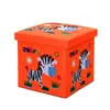 Caja de Almacenamiento de Dibujos Animados Taburete de Almacenamiento Almacenamiento de Juguetes Sofá Taburete para Sentarse Multifuncional Tela Oxford Banco para la Vida en el Hogar