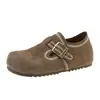 Sapatos Birkenstock Tudo Incluído para Mulheres, Novo Estilo Primavera 2026, Mocassins Slip-On de Solado Grosso, Sapatilhas Birkenstock de Solado Macio