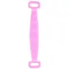 Toalla de Baño de Silicona para el Hogar para Hombres y Mujeres, Fuerte Frote de Espalda, Tira Larga Color Gris Barro, Exfoliación de Espalda, Bola de Baño