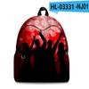 Amazon 2022 Nuevo Patrón de Danza de Sombras Transfronterizo Mochila Casual Mochila Estilo Universitario Bolso Escolar
