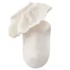 Calcetines de Encaje para Niños para Primavera y Otoño, Estilo Princesa para Niñas, Versión Coreana, Calcetines de Caña Media, Calcetines Sin Costuras No Ajustables para Bebés Recién Nacidos