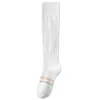 Calcetines de Compresión Deportivos Profesionales para Mujer, Verano Fino Transpirables de Malla para Exteriores, Correr, Tenis, Calcetines para Pantorrilla, Calcetas Zhuji