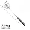 Batidor de Huevos Acero Inoxidable Espesado Mezclador Batidor de Huevos Semiautomático Batidor Manual de Huevos Herramienta Útil para Hornear