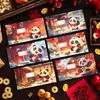 Envelope Vermelho Festivo de Ano Novo Chinês Personalizado Estilo Chinês Criativo Saco de Dinheiro da Sorte Ano do Cavalo Festivo Fuwa Desenho Animado Pacote Vermelho de Festival de Primavera
