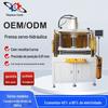 Máquina de Prensa Térmica para Servo 40t Molde de Hardware CNC de Alta Precisão Prensa Hidráulica Pequena Prensa Térmica de Quatro Colunas Controle Servo