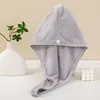 Gorro para Secar el Cabello para Mujer, Gorro de Ducha de una Sola Capa, Secado Rápido, Fuerte Absorción de Agua, Engrosado, Uso en Casa, Toalla para Secar el Cabello, Venta al por Mayor