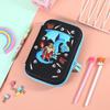 Estojo de Lápis Eva 3D Estéreo Grande Capacidade Bolsa de Lápis Infantil Papelaria Estudantil Multifuncional Estojo de Lápis Popular Impermeável