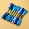 Hilo Floral Mixto de 8 Colores Hilo para Punto de Cruz Hilo de Algodón Hilo de Seda Materiales DIY Hechos a Mano Hilo para Envolver Pasadores Hilo de Bordado
