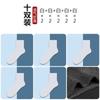 Calcetines para Hombre Hechos de Poliéster-Algodón, Colores Lisos Negro, Blanco, Gris, Longitud Media Pantorrilla, Calcetines Desechables para Viaje, Calcetines al por Mayor para Mercado Callejero, Wholesale Zhuji