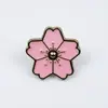 Broche de Flor de Rosa y Tulipán Transfronterizo Versátil Metal para Ropa de Niña Corsage Insignia de Joyería Pequeña Fresca Accesorios