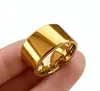 Anel de Titânio de Banda Larga Mais Vendido na Amazon Transfronteiriço, Design Personalizável, Anel Anti-Ansiedade para Alívio do Estresse, Superfície Plana de 12mm