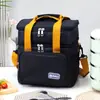 Bolsa de Almuerzo Temu Lonchera Bolsa Térmica con Hielo Capa Única/Doble Bolsa de Almuerzo a Prueba de Fugas Portátil Bolsa Térmica Bento
