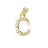 Colar com Pingente de Letra de Zircônia Micro-Cravejada Banhado a Ouro 18K que Preserva a Cor, Feminino, Moderno, Luxo Acessível, Bijuteria DIY de Cordão, Corrente para Clavícula com Pingente