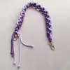 Correa de Repuesto para Bolso de Cuerda Trenzada Hecho a Mano, Accesorios de Cadena para Bolsos, Correa para el Cuello, Correa para el Hombro, Cadena, Correa de Bolso de Cuerda de Poliéster