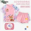 Novo Maiô Judy e Nick 2026 para Meninas, Conjunto de Duas Peças com Proteção Solar, Novo Traje de Praia de Verão para Meninas, Moderno