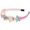 Faixa de Cabelo Estrela Amor Colorida da Moda Faixa de Cabelo Arco-Íris Degradê Sereia Acessórios de Cabelo para Festa Infantil