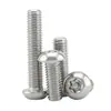 Tornillos Antirrobo de Acero Inoxidable 304 Cabeza Plana M2-M8, Cabeza Redonda Torx con Tornillo de Máquina de Poste, Tornillos a Prueba de Manipulación