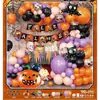Feliz Halloween Set de Globos de Halloween en Español Suministros para Decoración de Fiestas Amazon Transfronterizo